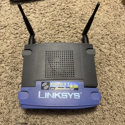 Linksys WRT54G v8 2.4 GHz 54 Mbps 4-Port Wireless G Broadband Router  - Image 1 of 4