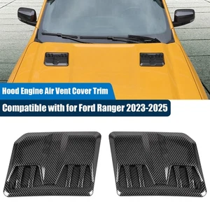 Engine Hood Air Intake Air Vent Trim Accessory Cover for Ford Ranger 2023-2025 - Picture 1 of 7
