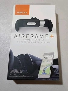 Kenu AirFrame+ Portable Car Vent Mount Black Expandable Grip Up To 6" Screens - Picture 1 of 2