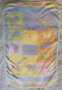 Vintage Carter's John Lennon REAL LOVE animali peluche morbido pile coperta bambino spessa - Foto 1 di 9