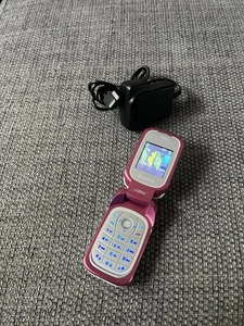 Sagem MY300C Pink White Flip Mobile Phone Unlocked Fully Working Rare Retro VGC - Picture 1 of 19
