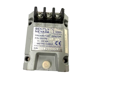 BENTLY NEVADA Series 3300 P/N 330100-50-05 Proximitor Sensor 24V DC w/o cable - Image 1 of 4