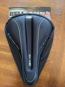 Bell Sports Coosh 500 Gel + Foam Premium Bike Seat Pad Black New With Tags - Picture 1 of 13