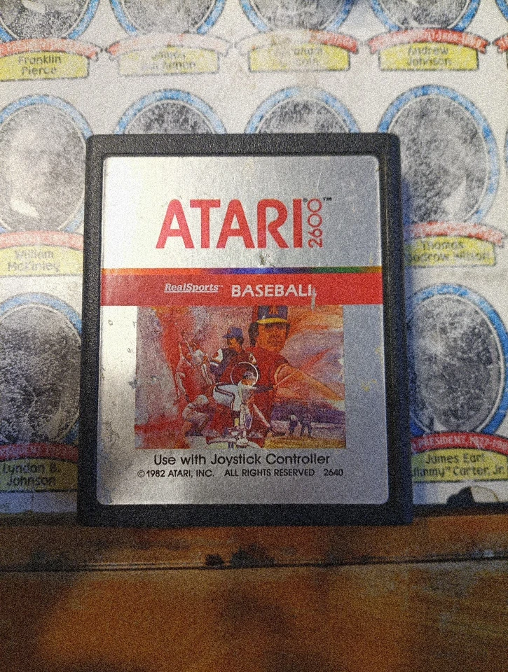 Realsports baseball (Atari 2600, 1982) *SOLD AS IS* UNTESTED* - Image 1 of 1