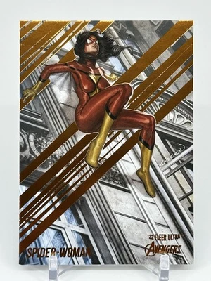 Fleer Ultra Avengers 2022 lámina naranja/549 Spider-Woman #70 4 juegos Foto 1 de 3