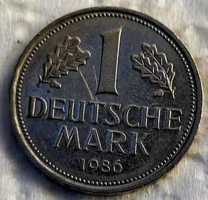 1986 -D.....Germany 1  Deutsche Mark  Beautiful Coin  - Picture 1 of 2