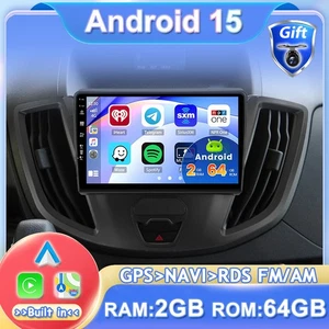 DAB+ PER FORD TRANSIT 2015-2012 autoradio GPS navigatore satellitare Android 15 2GB+64GB - Foto 1 di 18