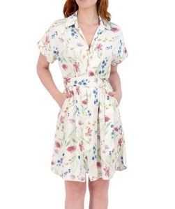 Vestido Camisa Corta Para Mujer French Connection Talla Grande Floral Nuevo con Etiquetas ¡Envío Gratis! - Imagen 1 de 7