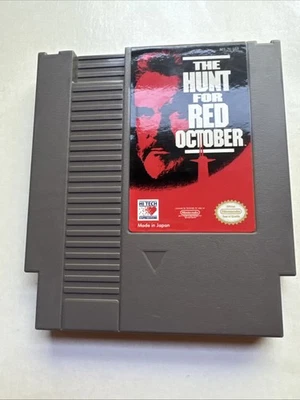 The Hunt for Red October Nintendo Entertainment System NES Cleaned and Tested - Image 1 of 2