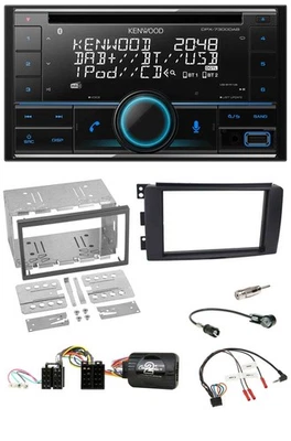 Kenwood CD 2DIN DAB USB Lenkrad Bluetooth Autoradio für Smart ForFour 2004-2006 - Bild 1 von 4