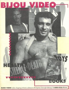Bijou Gay Video 1987 Price List Catalog, Vintage Gay Book, very rare - Bild 1 von 7