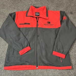 MATCO Tools Good As Gold Jacket Mens XL Lined Windbreaker Black Red Full Zip Bc - Picture 1 of 18