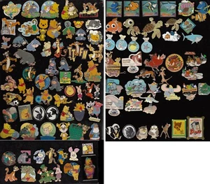 #01 Disney Pin Pins ,Walt Disney World AUSSUCHEN: WINNIE POOH, TIGGER,Bambi,Nemo - Picture 1 of 244