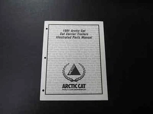 Arctic Cat Snowmobile Illustrated Parts Manual 1991 Cat Carrier Trailer 2254-700 - Picture 1 of 3