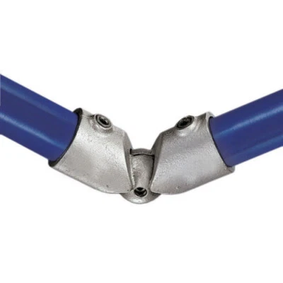 KEY CLAMP STORE Schlüsselschelle 125H-B34 - verstellbar 34mm Winkel 125H 34 B Gerüstrohrschellen für St