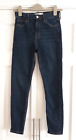 TOPSHOP Jamie Dark Blue SKINNY Jeans Size UK 6-8 W26 L30