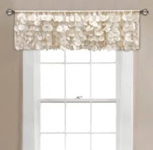 Lush Decor Gigi Delicate Textured Window Valance - Picture 1 of 8