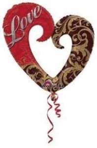 Corazón Globo En Forma de Globo Amor Boda Decoración Novia Ducha Decoración - Imagen 1 de 1