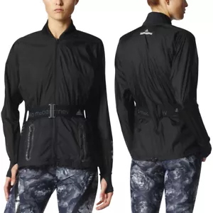 adidas Stella McCartney Damen-Laufjacke leicht schwarz Laufwindschutz - Bild 1 von 12