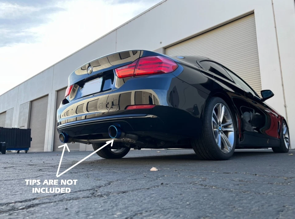 BMW 435i Exhaust F32 335i F30 3.0" Inlet 2.5" Dual Outlet Straight Pipe Kit - Image 1 of 4