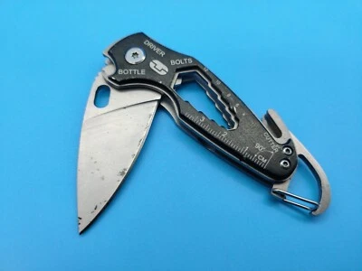 USED True Utility Folding Pocket Multi Tool Screwdriver Bottle Opener Black 4z - Image 1 of 3