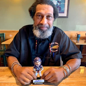 Joey Browner autografato fan quartier generale esclusivo Bobblehead Minnesota Vikings Beckett - Foto 1 di 5
