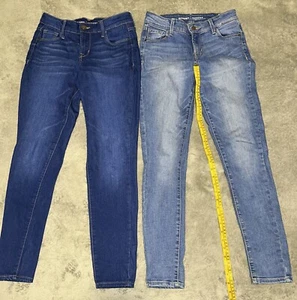 Old Navy Rockstar Super Skinny Size 2 Mid Rise Jeans Lot Of (2) - Picture 1 of 10