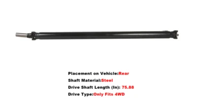 Rear Driveshaft PropShaft Assembly Fit for Chevy GMC Silverado Sierra 1500 4WD Foto 1 de 4