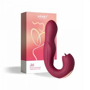 Joi Rotating Head G-spot Vibrator And Clit Licker Maroon - Picture 1 of 1