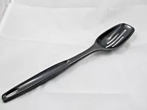Vintage Not Used Foley Black Slotted Straining Spoon Cooking Kitchen Utensil USA - Picture 1 of 4