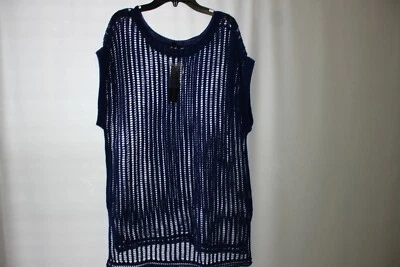 Túnica tejida pulóver de manga corta con puntada caída manga corta para mujer APT 9 NUEVA CON ETIQUETAS talla M Foto 1 de 4