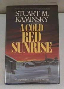 First Edition-1st Print 1988 HCDJ-A Cold Red Sunrise-Stuart M Kaminski-Rostnikov - Picture 1 of 12