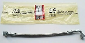 Línea flexible trenzada de alimentación de aceite turbo DCEC Cummins 5.9L 94-02 12V 2500 3500 - Imagen 1 de 3