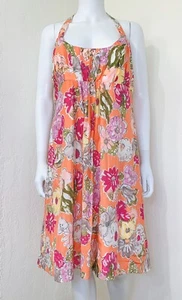 Alfred Angelo Orange Blossom Silk Blend Empire Waist Halter Dress Size 10 EUC - Picture 1 of 8