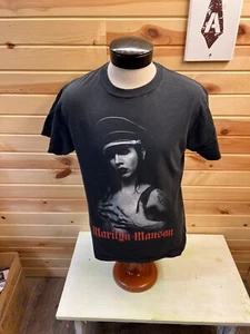 Vintage MARILYN MANSON T Shirt Size M Metal Band Tee DELTA USA - Picture 1 of 5