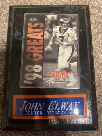John Elway Plaque Cover