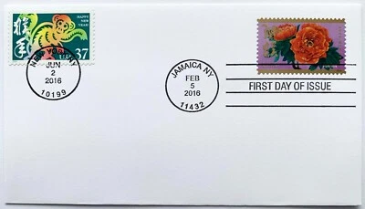 US STAMP 2016 SCT#5057 #3832 2004 CHINESE Lunar New Year Monkey 1PC FDC -MINT - Image 1 of 2