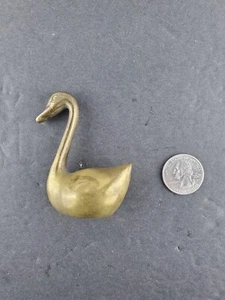 golden brass goose paper weight - Picture 1 of 1