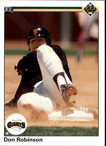 1990 Upper Deck San Francisco Giants Baseball Card #616 Don Robinson