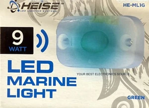 NUEVO Cápsula de iluminación Heise HE-ML1G 1.5"x3" VERDE Aux Marine Accent - Imagen 1 de 4