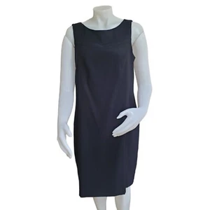 ALYX Limited Damen Schwarz Etuikleid Größe 14 Ärmellos Stretch Knielang - Bild 1 von 10