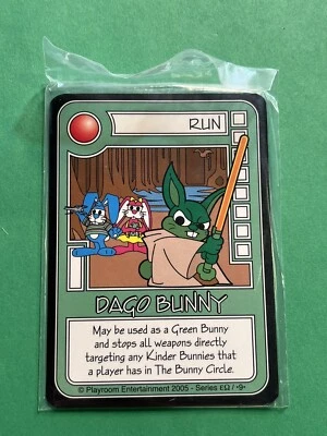 Killer Bunnies Run Dago Bunny Promo Card Sealed Quest for the Magic Carrot TCG - Image 1 of 2