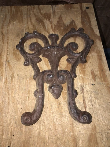 1920’s 8 1/2” Metal Pediment Cover