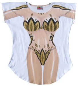 Showgirl Bikini Women's Fun Party Wear Bathing Suit Cover Up Oversize - Picture 1 of 2