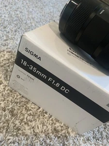 Sigma 18-35mm F1.8 Art DC HSM Lens for Canon, Black - Picture 1 of 7