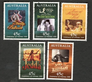 1995 Australia Sc #1445a Centenary of Cinema. Used set of stamps Cv$7 - Picture 1 of 1