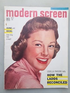 Modern Screen - Movie Fan Magazine - May 1955 Issue June Allyson - Picture 1 of 2