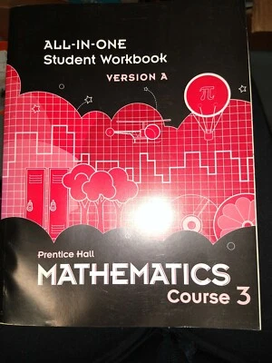 Prentice Hall Mathematics Course 3 All-In-One Student Workbook Version A - Image 1 of 4