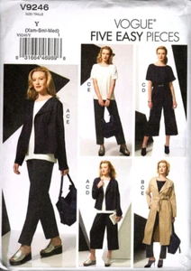 Vogue V9286 Misses Jacket, Pants, Skirt, Top - Size XS to M Sewing Pattern - Picture 1 of 2