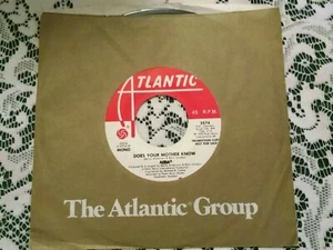 ABBA Does Your Mother Know (Mono/Stereo) (PROMO Vinyl 45) NM Mamma Mia Disco POP - Picture 1 of 5